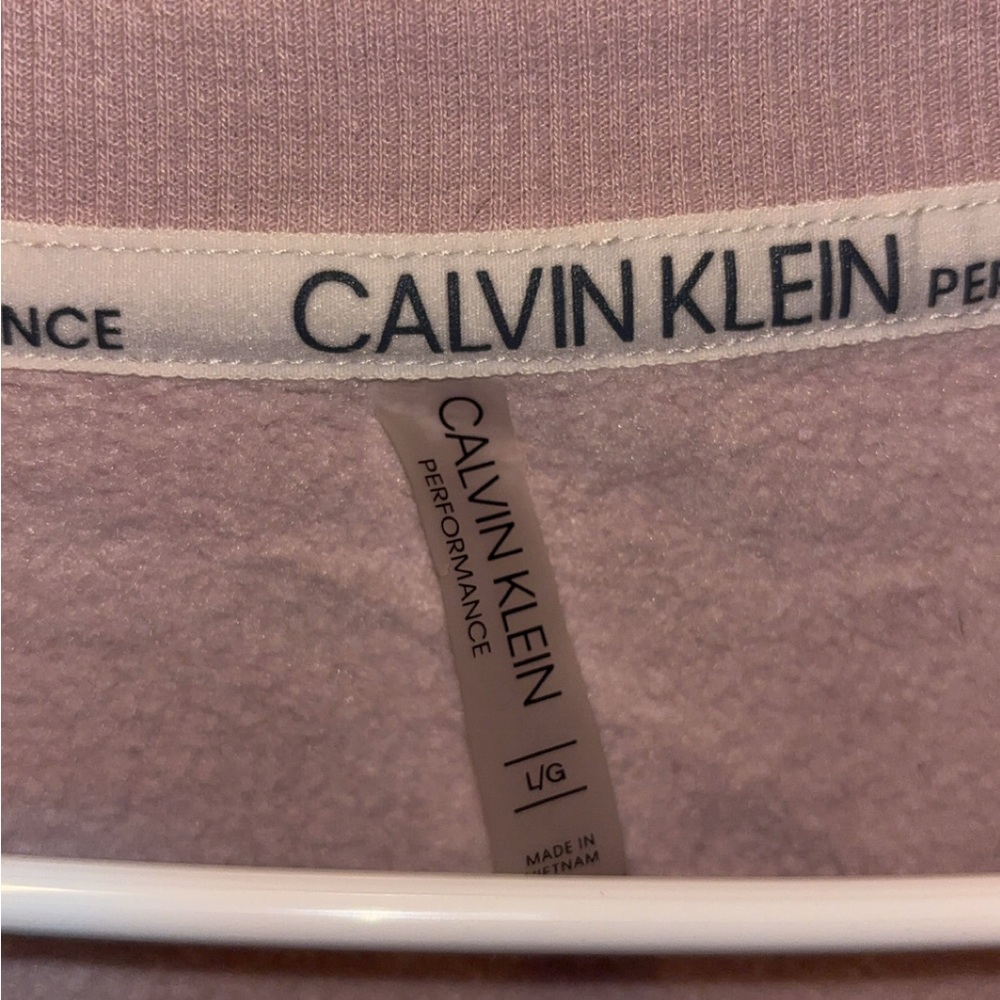 Calvin Klein Women's Mauve Crew Neck Sweater - Picture 2 of 3